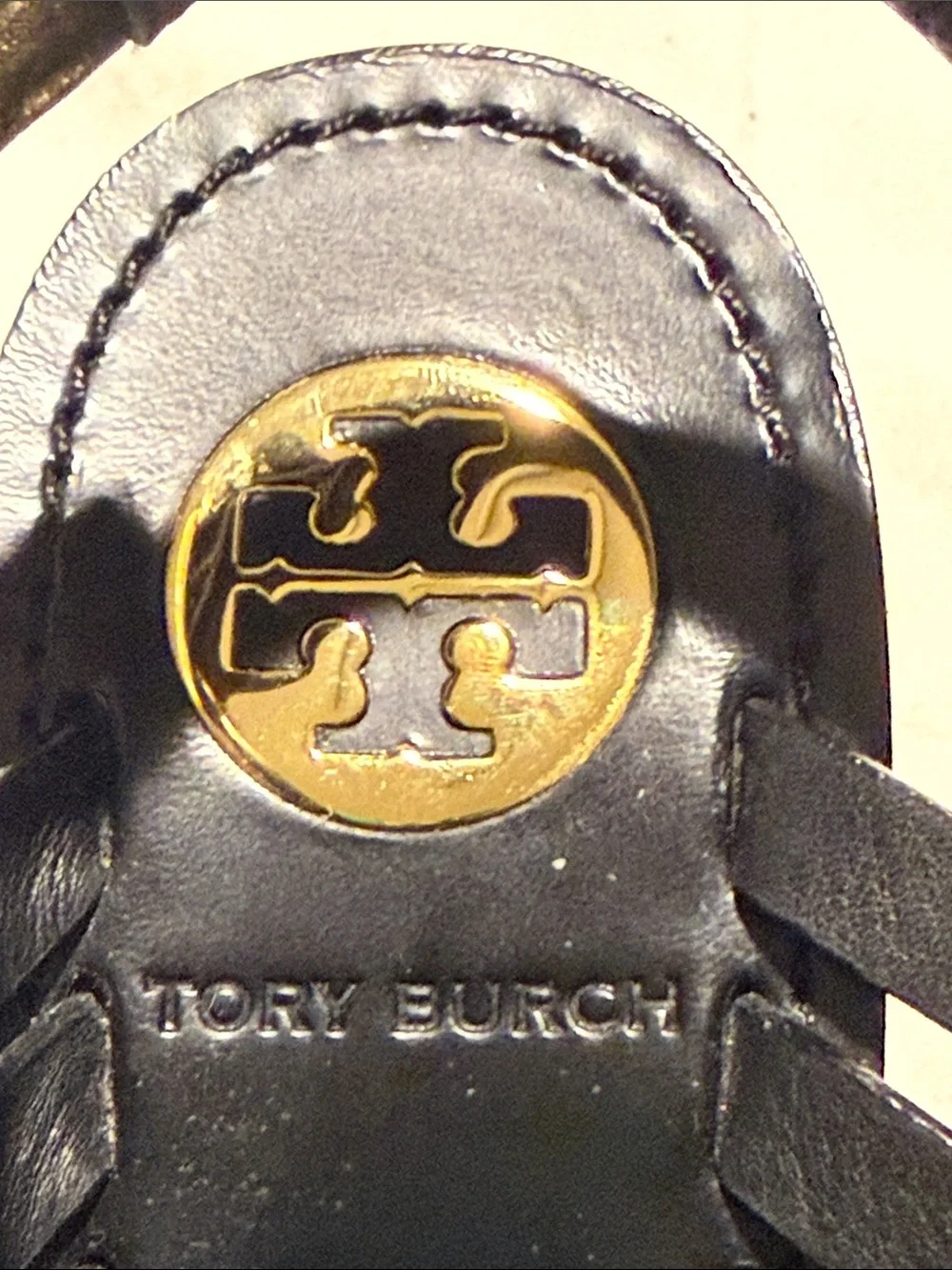 Tory Burch Leslie Cork Heeled  Wedges Size 7 M EUC